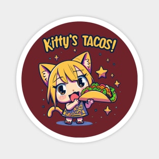 Kitty's Tacos Magnet